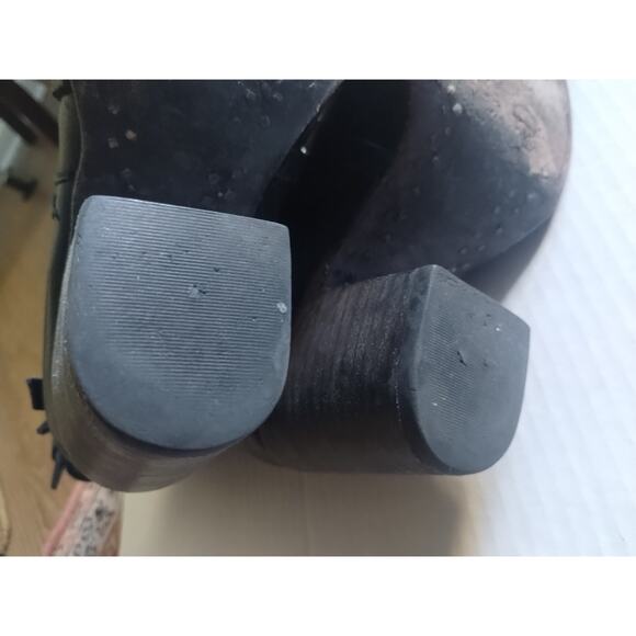 Freebird By Steven Baker Leather Strappy Brown Black Distressed Boots US7 - Picture 12 of 16